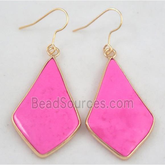 gemstone earring, colorfast