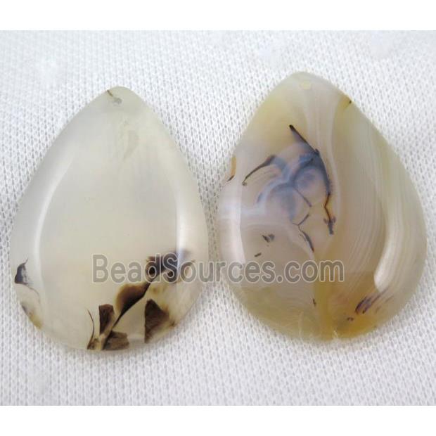 heihua Agate pendant, teardrop