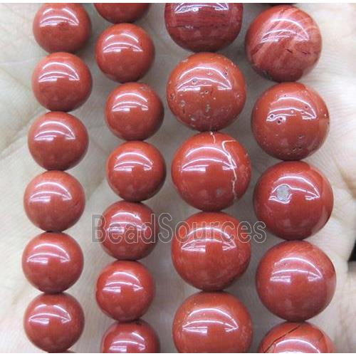 round Red Jasper beads