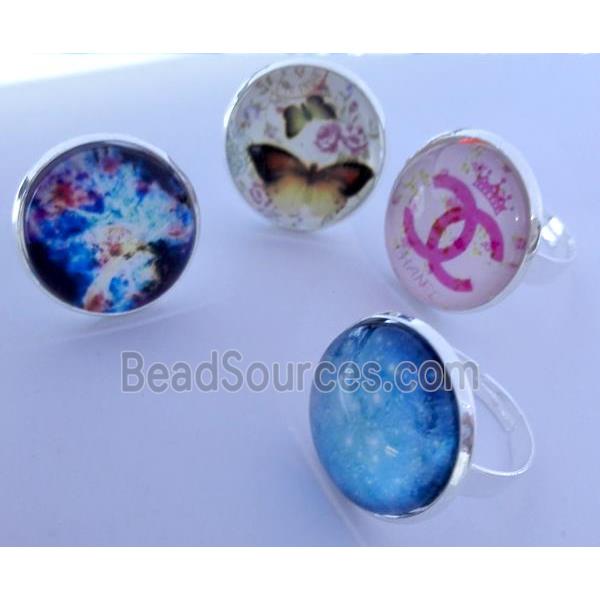 resin cabochon ring