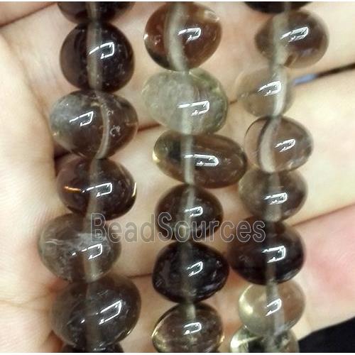 smoky quartz bead chips