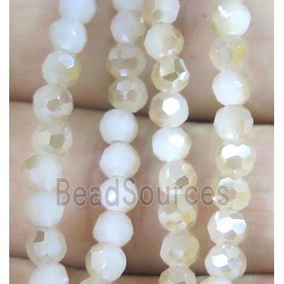 chinese crystal bead, faceted round