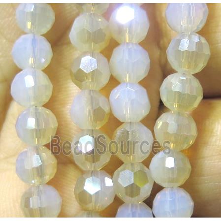 chinese crystal bead, faceted round