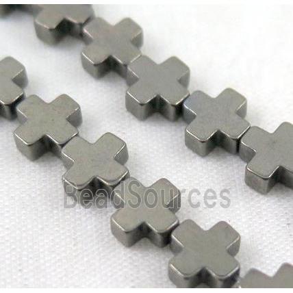 hematite cross beads