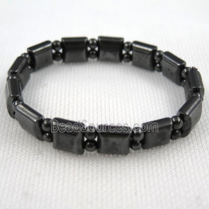 black Hematite bracelet, magnetic