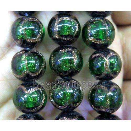 lampwork bead, barrel