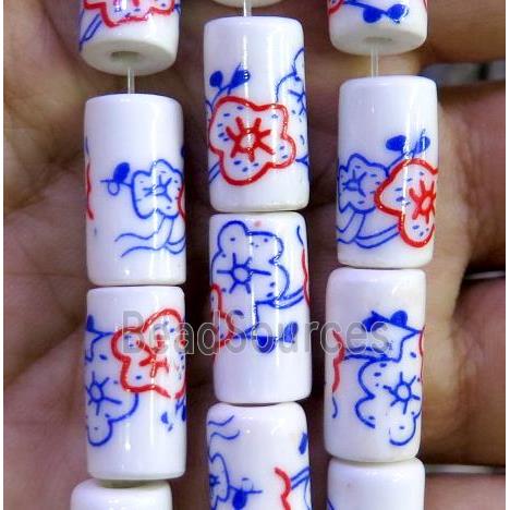 Porcelain beads, tube