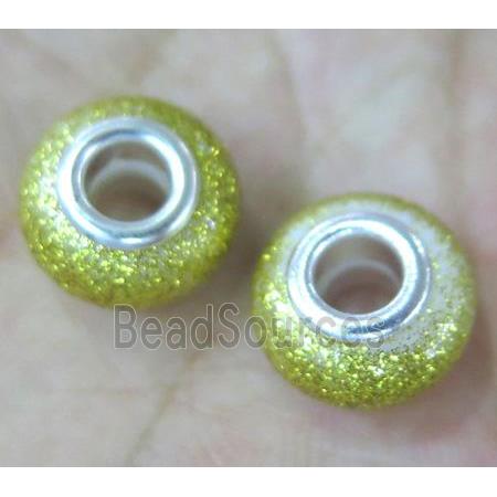 pearlized shell beads, matte rondelle