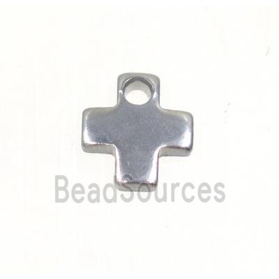 stainless steel cross pendant