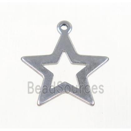 stainless steel star pendant