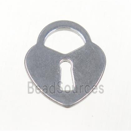 stainless steel lock pendant