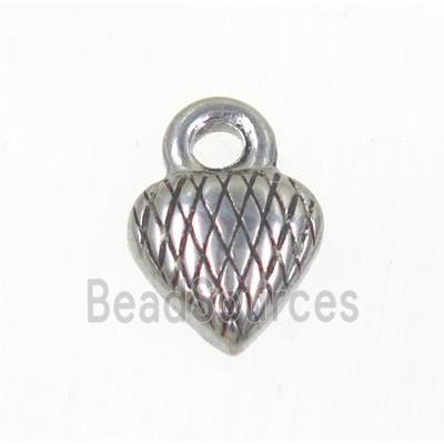 stainless steel heart pendant