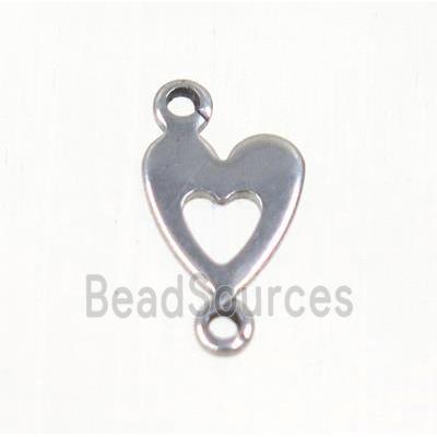 stainless steel heart connector