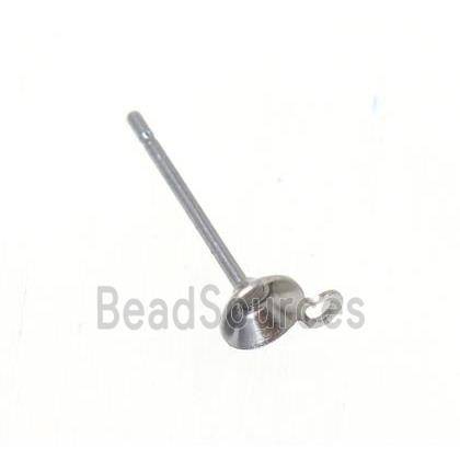 stainless steel earring studs