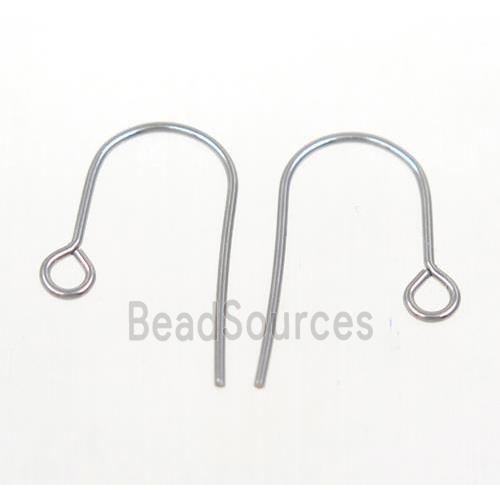 stainless steel hook earring wire