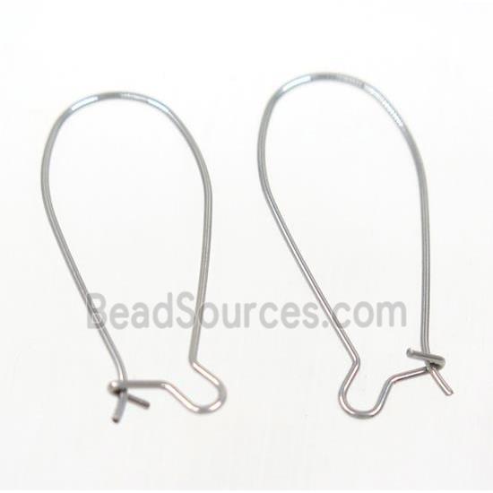 stainless steel earring hook