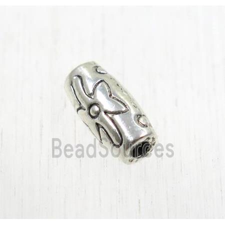 tibetan silver zinc rice beads, non-nickel