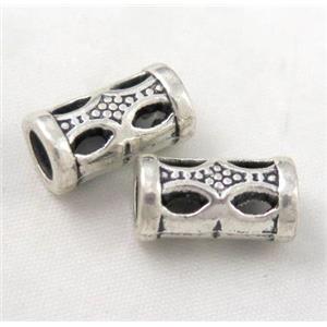 bead, tibetan silver Non-Nickel, approx 10x14mm, 5mm hole