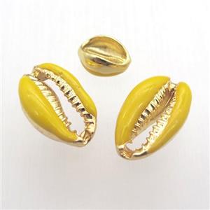 Enameling Alloy connector, teeth, gold plated, approx 8-11mm, copper