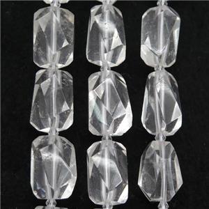 Clear Quartz nugget beads, freeform, approx 15-22mm