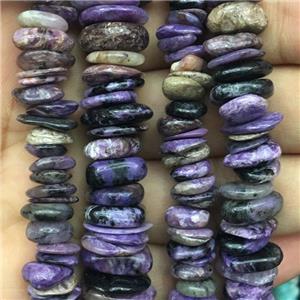 purple Lepidolite Beads chip, approx 10-14mm, 3-5mm thickness