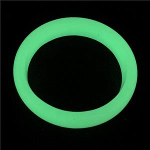 Artificial noctilucent bangle, approx 8mm wide, 60mm dia