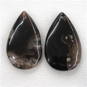 black Cherry Agate teardrop ndants, approx 30-50mm