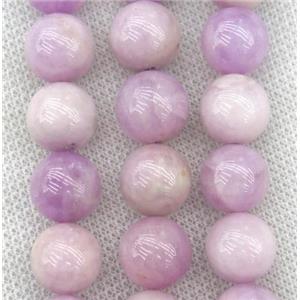 round Kunzite Beads, pink, AA-Grade, approx 12mm dia