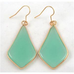 gemstone earring, colorfast, approx 20-40mm