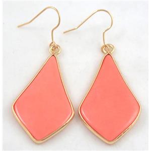 gemstone earring, colorfast, approx 20-40mm