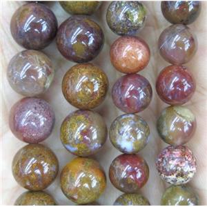 Mexico Nueva Agate Beads, round, approx 10mm dia