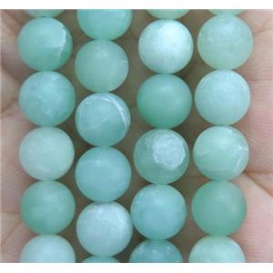 matte round Burman Chrysoprase Beads, approx 12mm dia