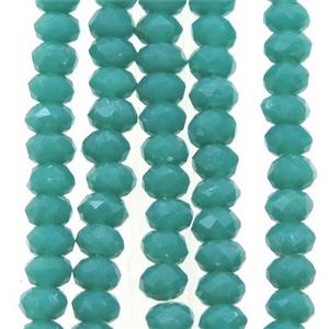 chinese crystal glass beads, faceted rondelle, approx 2.5x3mm, 150 pcs per st
