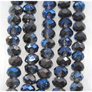 chinese crystal glass bead, faceted rondelle, approx 2.5x3mm, 150 pcs per st