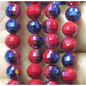 chinese crystal bead, faceted round, approx 10mm dia, 70pcs per st