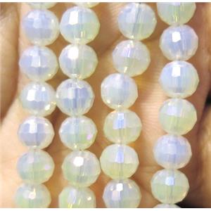 chinese crystal bead, faceted round, approx 6mm dia, 98pcs per st