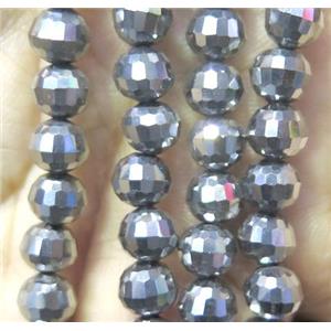 chinese crystal bead, faceted round, approx 8mm dia, 70pcs per st