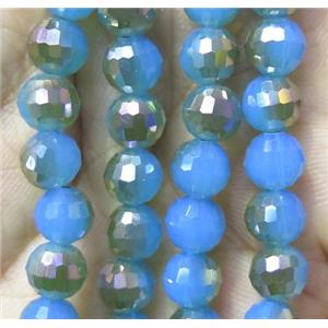 chinese crystal bead, faceted round, approx 6mm dia, 98pcs per st