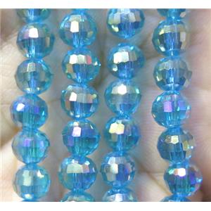 chinese crystal bead, faceted round, approx 8mm dia, 70pcs per st