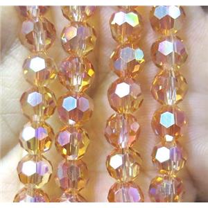 chinese crystal bead, faceted round, approx 10mm dia, 70pcs per st