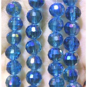 chinese crystal bead, faceted round, approx 8mm dia, 70pcs per st