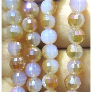 chinese crystal bead, faceted round, approx 10mm dia, 70pcs per st