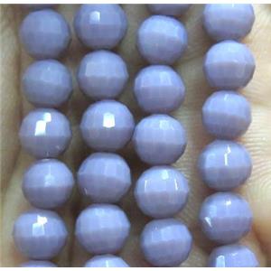 Chinese crystal glass bead, faceted round, approx 6mm dia, 72pcs per st