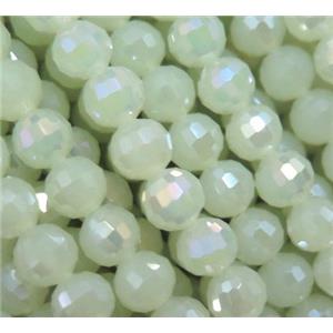 Chinese crystal glass bead, faceted round, approx 6mm dia, 72pcs per st