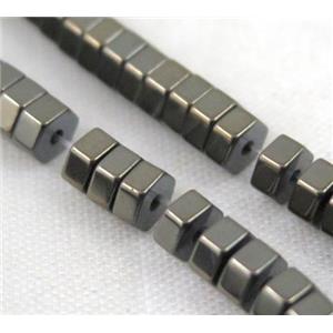 hematite beads, approx 6x2mm