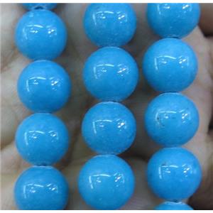 jade bead, round, stabile, approx 8mm dia, 48pcs per st