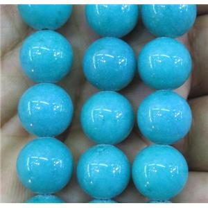 jade bead, round, stabile, approx 12mm dia, 32pcs per st