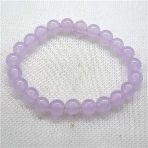 Stretch Jade bracelet, dye, approx 6mm, 28pcs per st