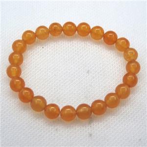 Stretch Jade bracelet, dye, approx 6mm, 28pcs per st