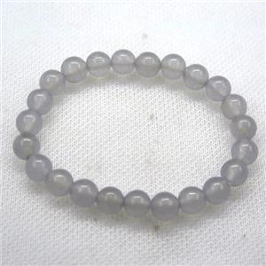 Stretch Jade bracelet, dye, approx 6mm, 28pcs per st